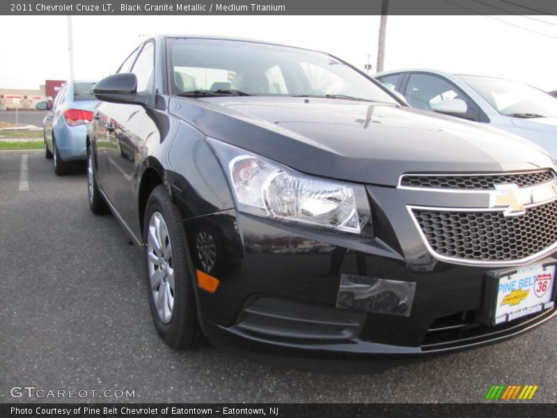 Black Granite Metallic / Medium Titanium 2011 Chevrolet Cruze LT