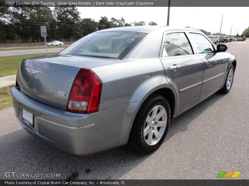 Silver Steel Metallic / Dark Slate Gray/Light Graystone 2007 Chrysler 300 Touring