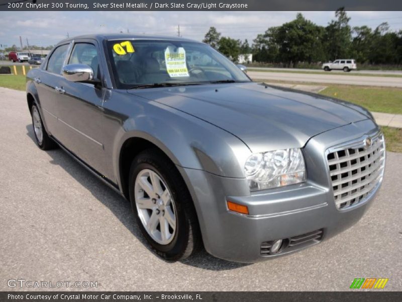 Silver Steel Metallic / Dark Slate Gray/Light Graystone 2007 Chrysler 300 Touring