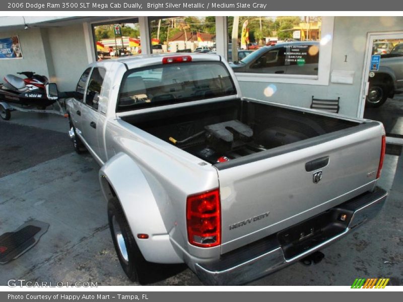 Bright Silver Metallic / Medium Slate Gray 2006 Dodge Ram 3500 SLT Mega Cab Dually