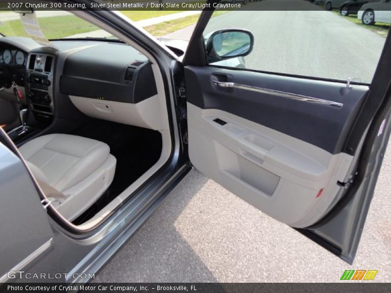 Silver Steel Metallic / Dark Slate Gray/Light Graystone 2007 Chrysler 300 Touring
