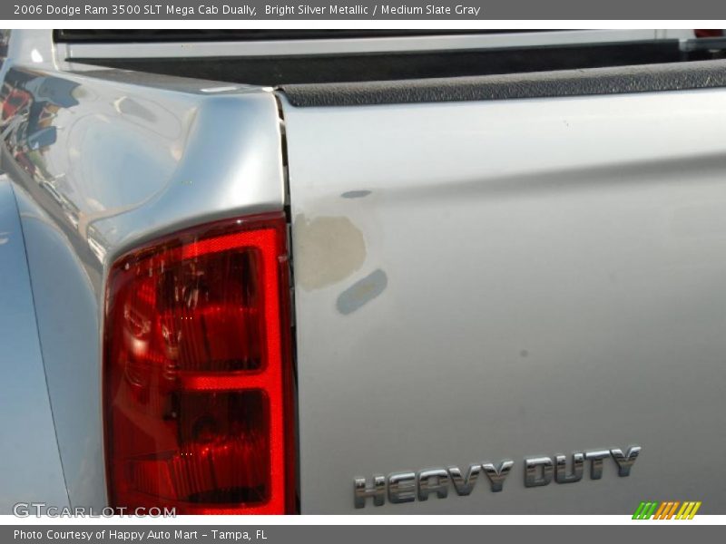 Bright Silver Metallic / Medium Slate Gray 2006 Dodge Ram 3500 SLT Mega Cab Dually