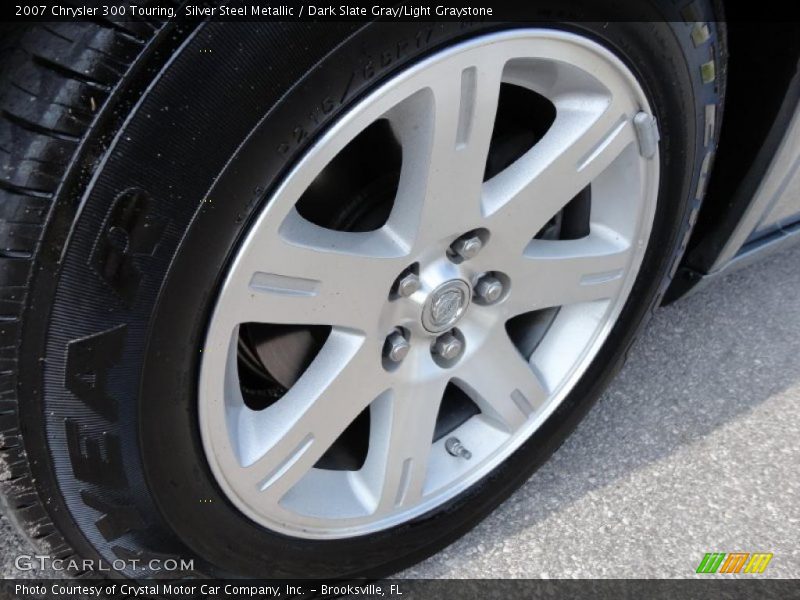 Silver Steel Metallic / Dark Slate Gray/Light Graystone 2007 Chrysler 300 Touring