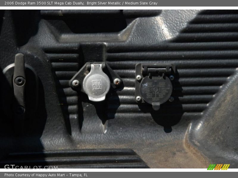 Bright Silver Metallic / Medium Slate Gray 2006 Dodge Ram 3500 SLT Mega Cab Dually