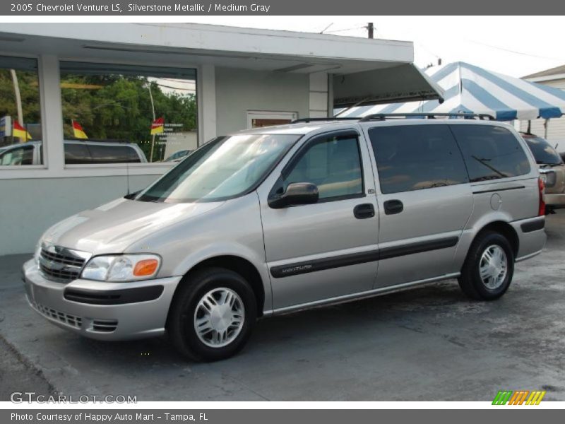 Silverstone Metallic / Medium Gray 2005 Chevrolet Venture LS