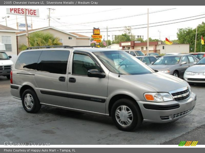 Silverstone Metallic / Medium Gray 2005 Chevrolet Venture LS