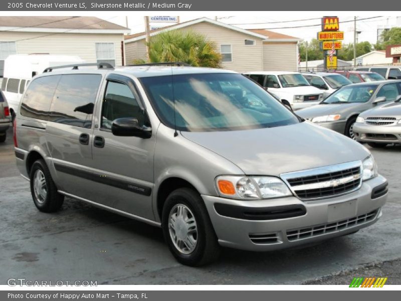 Silverstone Metallic / Medium Gray 2005 Chevrolet Venture LS