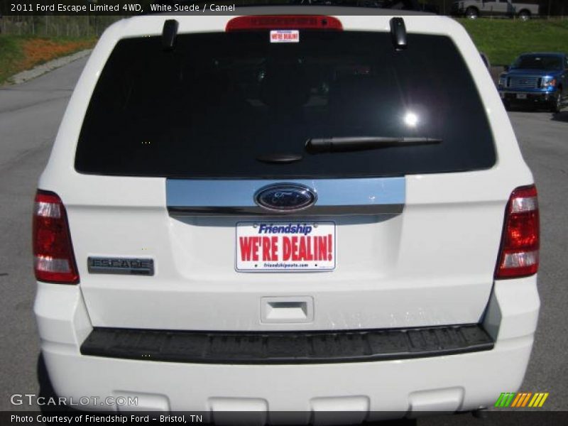 White Suede / Camel 2011 Ford Escape Limited 4WD