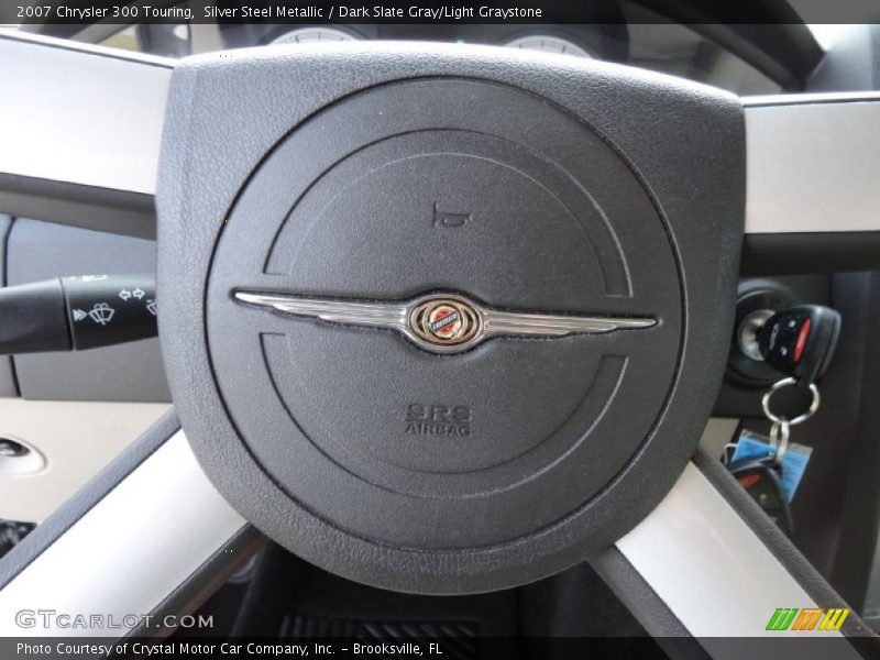 Silver Steel Metallic / Dark Slate Gray/Light Graystone 2007 Chrysler 300 Touring