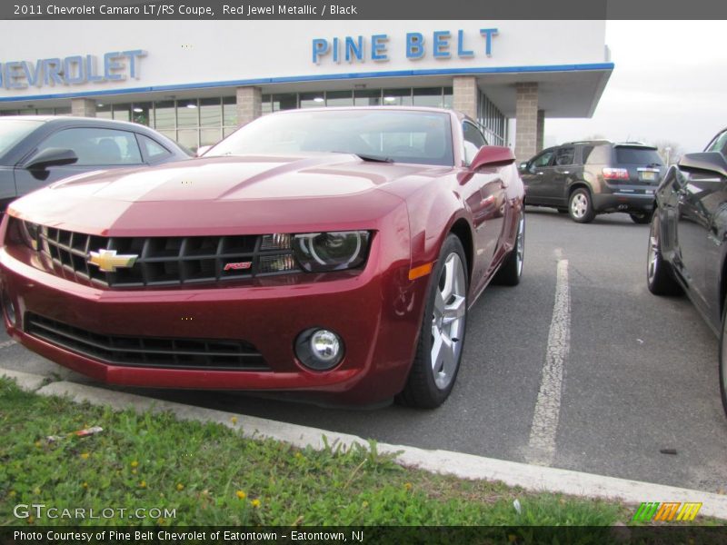 Red Jewel Metallic / Black 2011 Chevrolet Camaro LT/RS Coupe