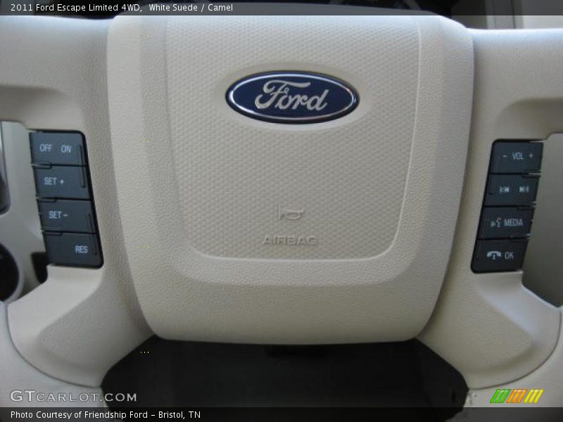 White Suede / Camel 2011 Ford Escape Limited 4WD