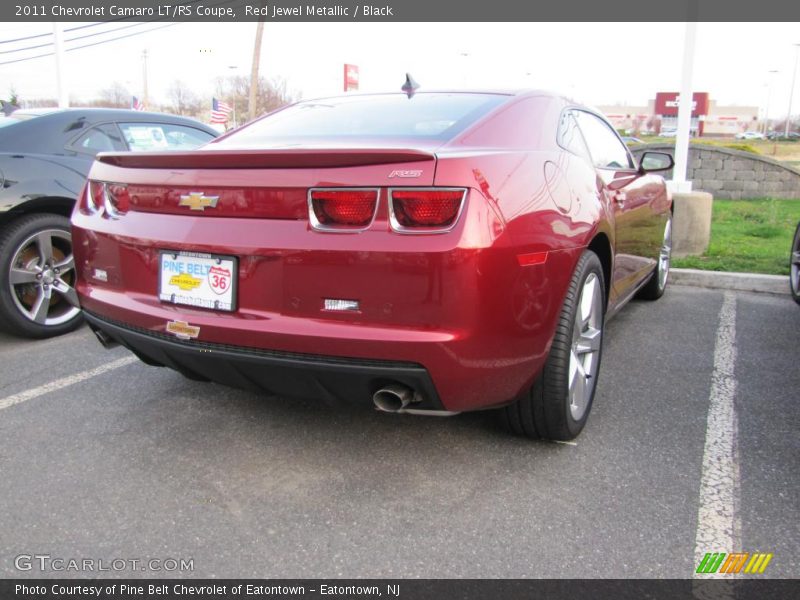 Red Jewel Metallic / Black 2011 Chevrolet Camaro LT/RS Coupe