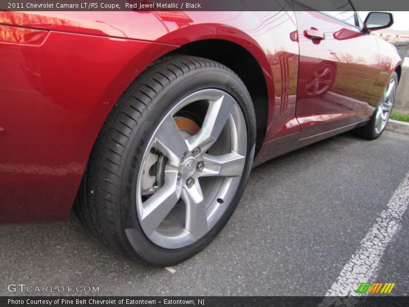 Red Jewel Metallic / Black 2011 Chevrolet Camaro LT/RS Coupe
