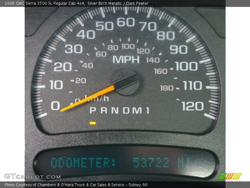 Silver Birch Metallic / Dark Pewter 2006 GMC Sierra 3500 SL Regular Cab 4x4