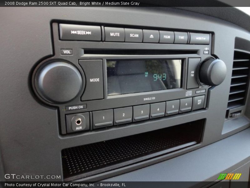 Controls of 2008 Ram 2500 SXT Quad Cab