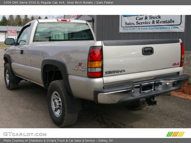 Silver Birch Metallic / Dark Pewter 2006 GMC Sierra 3500 SL Regular Cab 4x4