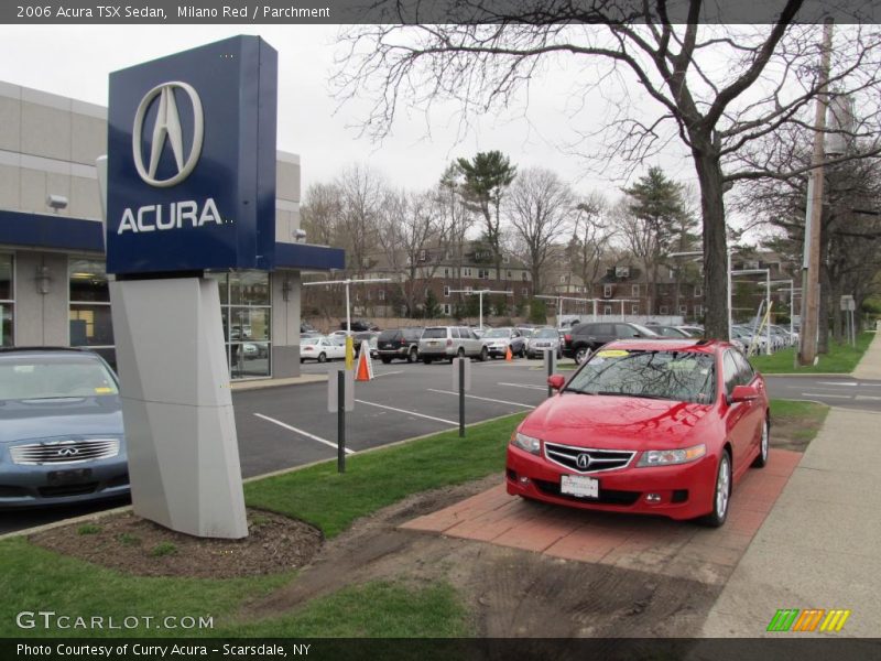 Milano Red / Parchment 2006 Acura TSX Sedan