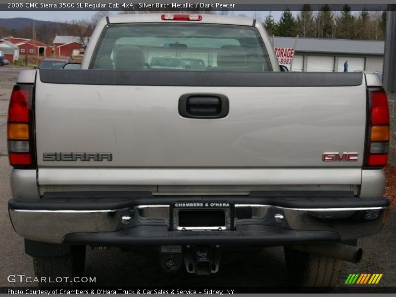 Silver Birch Metallic / Dark Pewter 2006 GMC Sierra 3500 SL Regular Cab 4x4