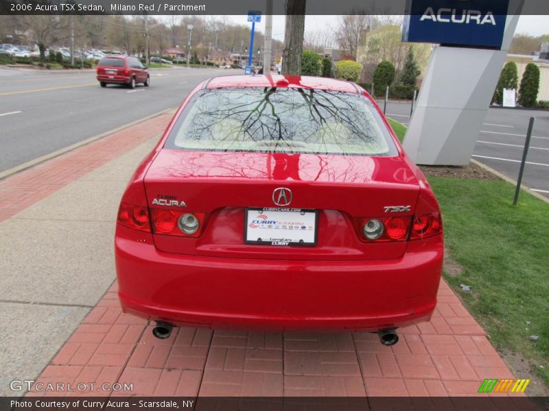 Milano Red / Parchment 2006 Acura TSX Sedan