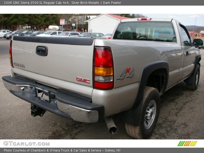 Silver Birch Metallic / Dark Pewter 2006 GMC Sierra 3500 SL Regular Cab 4x4