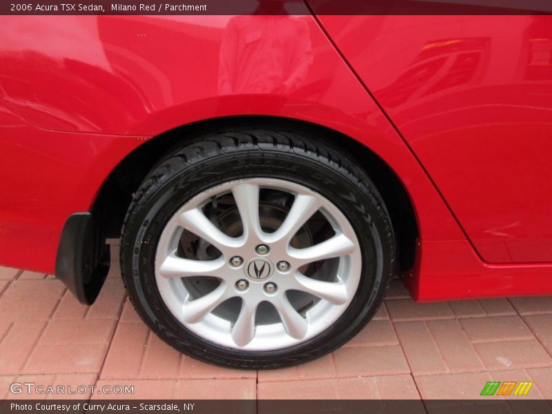 Milano Red / Parchment 2006 Acura TSX Sedan