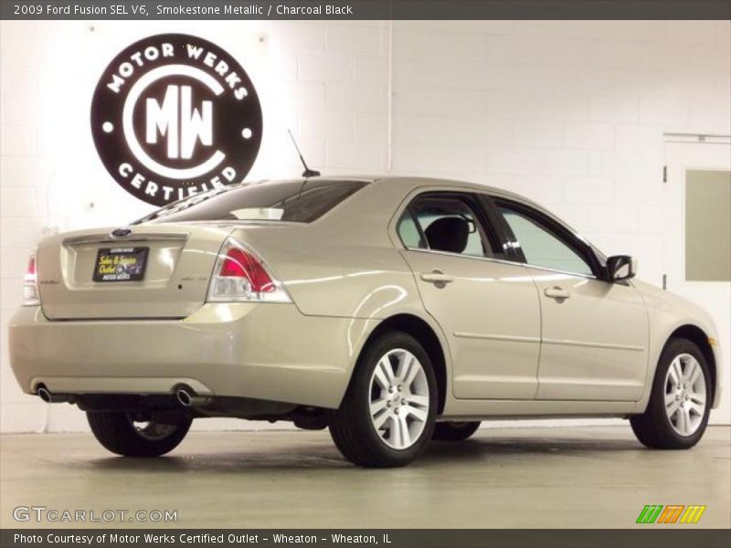 Smokestone Metallic / Charcoal Black 2009 Ford Fusion SEL V6