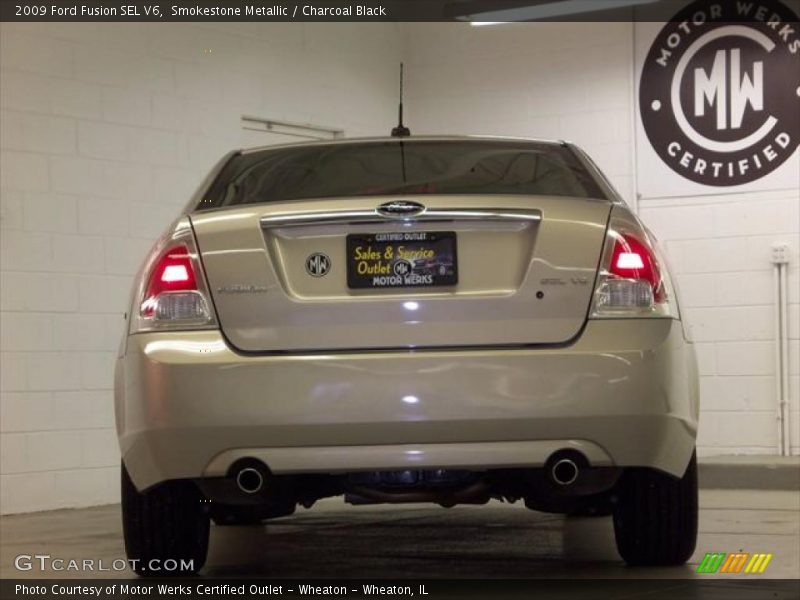 Smokestone Metallic / Charcoal Black 2009 Ford Fusion SEL V6