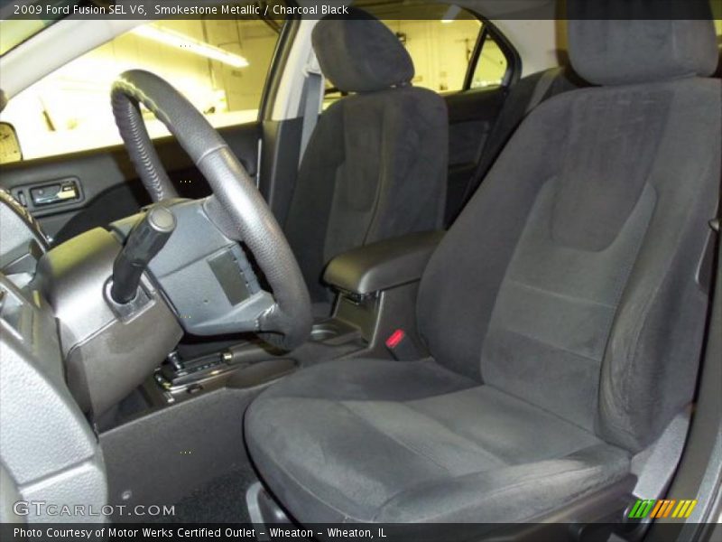 Smokestone Metallic / Charcoal Black 2009 Ford Fusion SEL V6