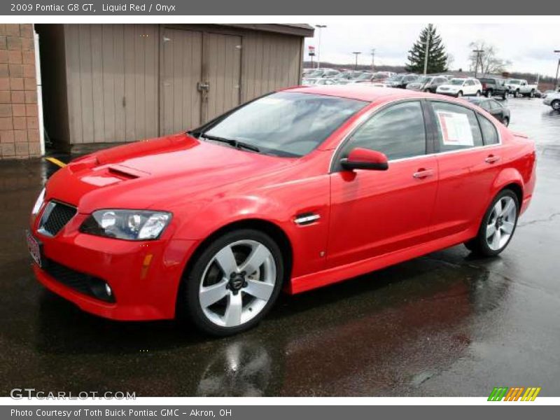 Liquid Red / Onyx 2009 Pontiac G8 GT