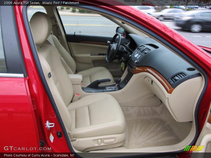 Milano Red / Parchment 2006 Acura TSX Sedan
