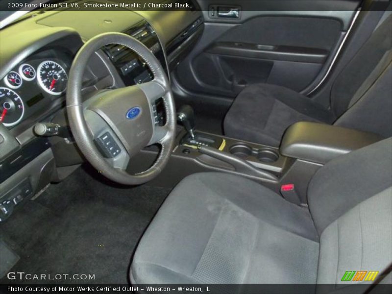 Smokestone Metallic / Charcoal Black 2009 Ford Fusion SEL V6