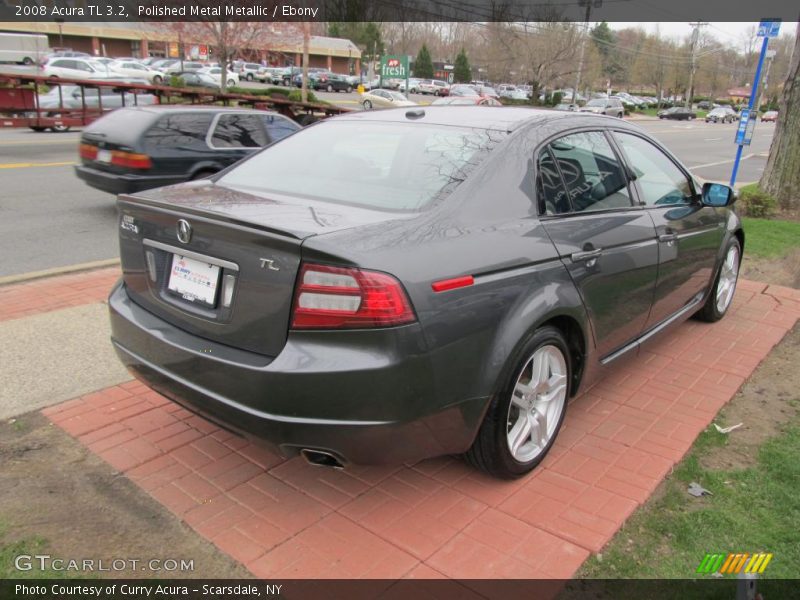 Polished Metal Metallic / Ebony 2008 Acura TL 3.2