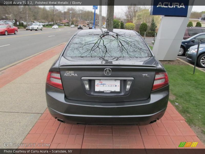 Polished Metal Metallic / Ebony 2008 Acura TL 3.2