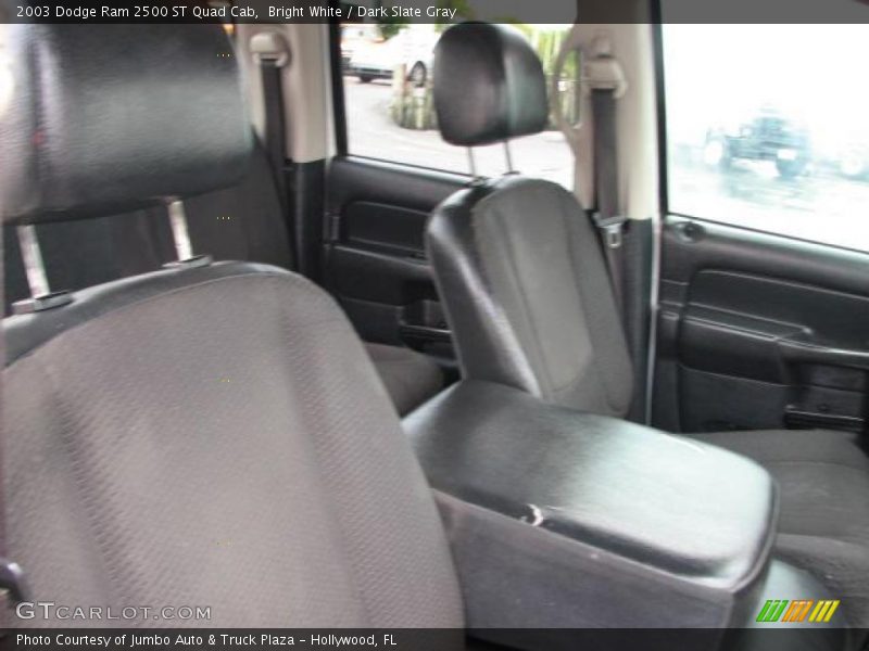 Bright White / Dark Slate Gray 2003 Dodge Ram 2500 ST Quad Cab