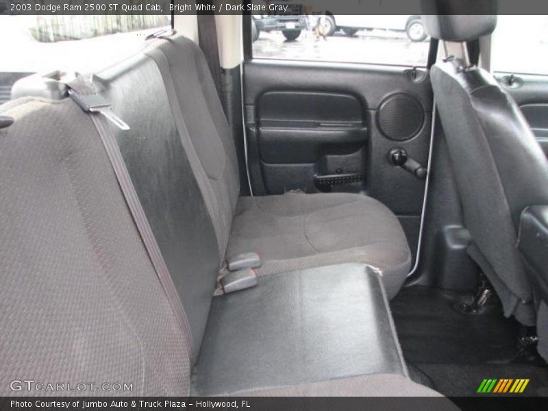 Bright White / Dark Slate Gray 2003 Dodge Ram 2500 ST Quad Cab