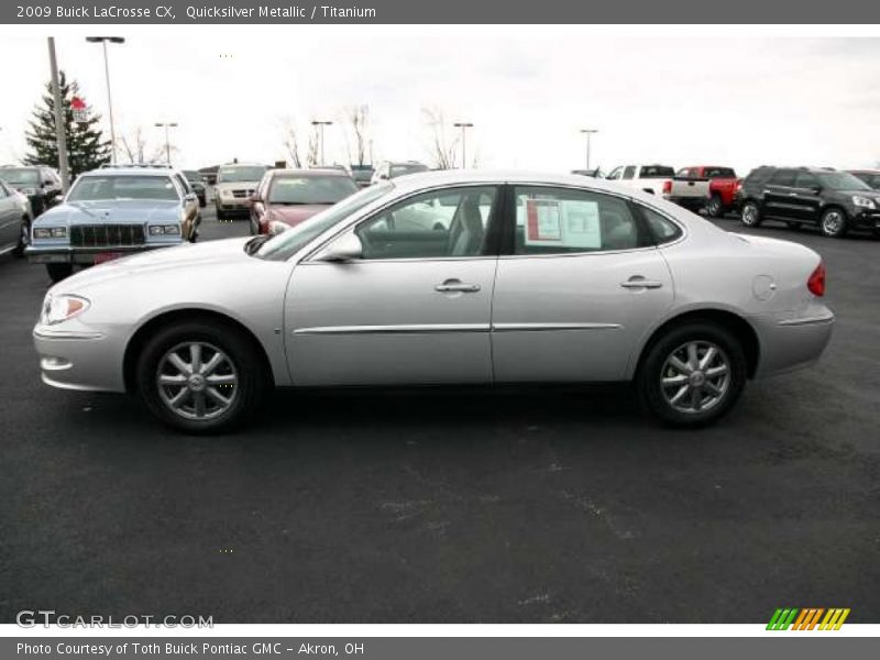 Quicksilver Metallic / Titanium 2009 Buick LaCrosse CX