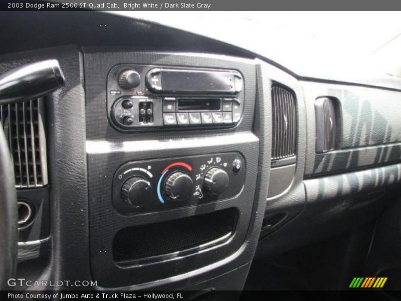 Bright White / Dark Slate Gray 2003 Dodge Ram 2500 ST Quad Cab