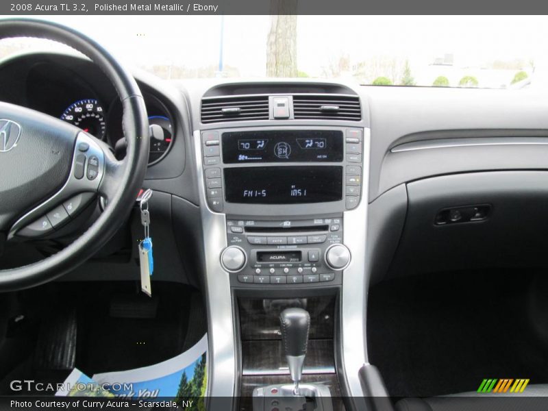 Polished Metal Metallic / Ebony 2008 Acura TL 3.2