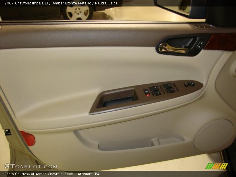 Amber Bronze Metallic / Neutral Beige 2007 Chevrolet Impala LT