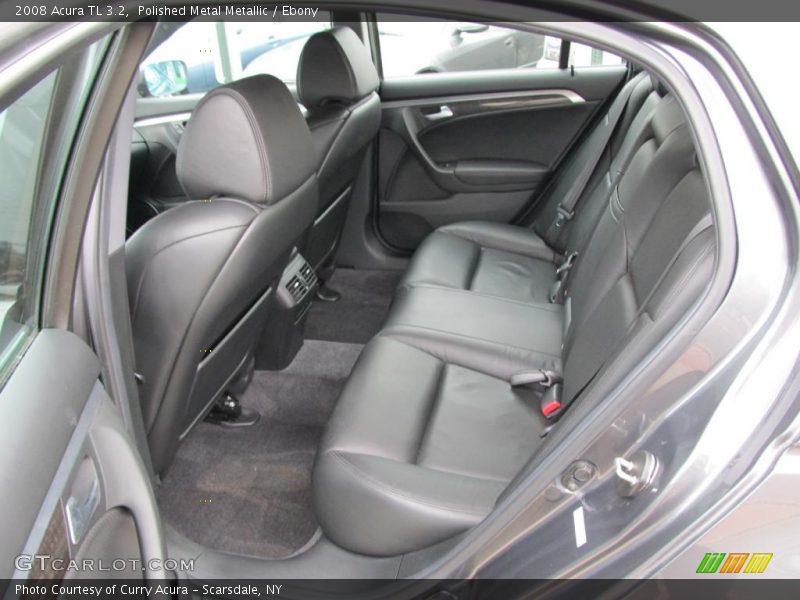 Polished Metal Metallic / Ebony 2008 Acura TL 3.2