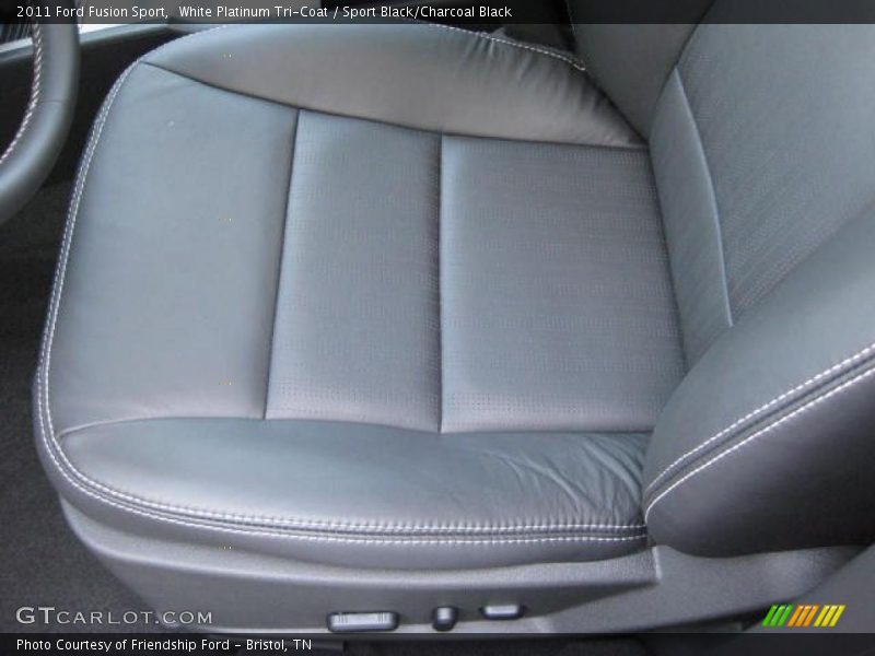 White Platinum Tri-Coat / Sport Black/Charcoal Black 2011 Ford Fusion Sport