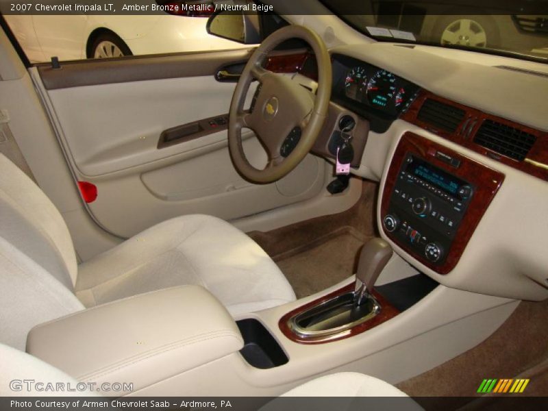 Amber Bronze Metallic / Neutral Beige 2007 Chevrolet Impala LT