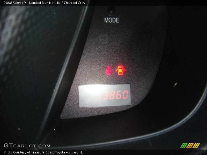 Nautical Blue Metallic / Charcoal Gray 2008 Scion xD