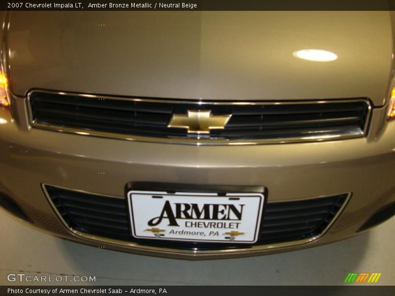 Amber Bronze Metallic / Neutral Beige 2007 Chevrolet Impala LT