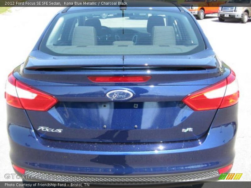 Kona Blue Metallic / Charcoal Black 2012 Ford Focus SE SFE Sedan