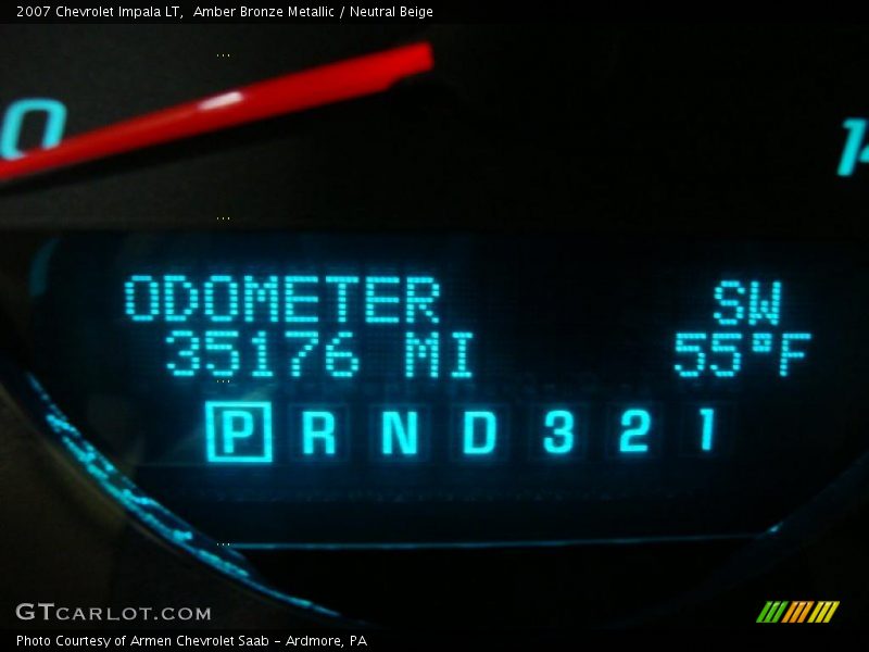 Amber Bronze Metallic / Neutral Beige 2007 Chevrolet Impala LT