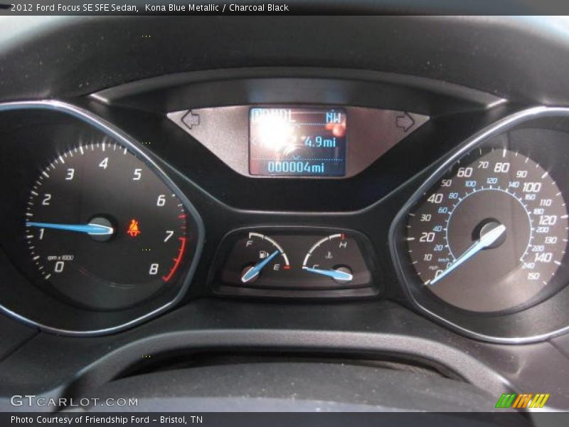  2012 Focus SE SFE Sedan SE SFE Sedan Gauges