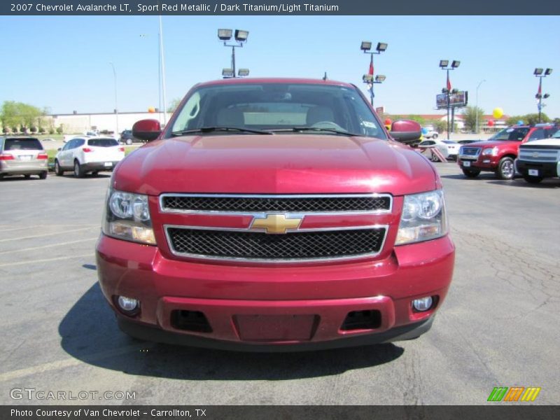 Sport Red Metallic / Dark Titanium/Light Titanium 2007 Chevrolet Avalanche LT