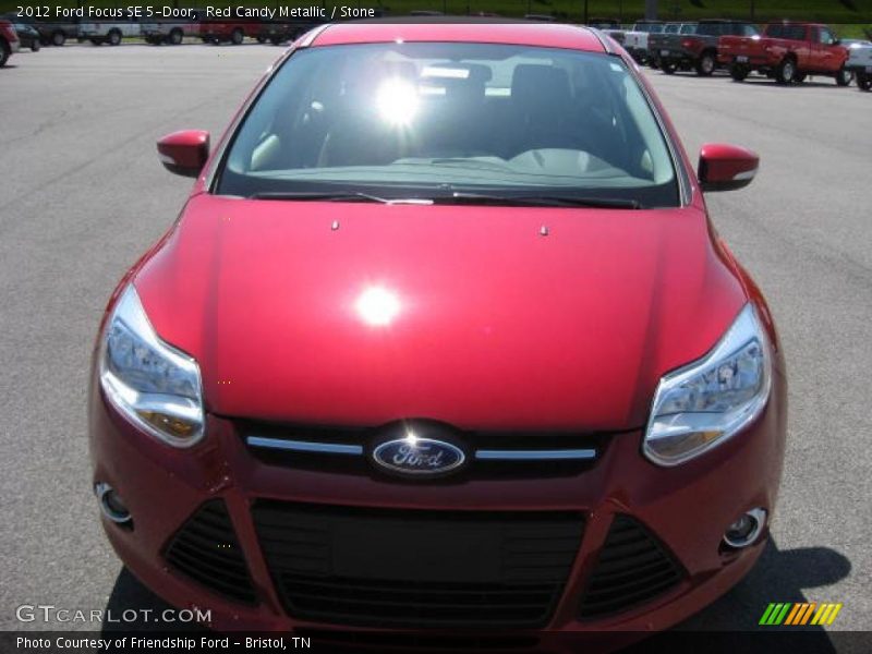 Red Candy Metallic / Stone 2012 Ford Focus SE 5-Door