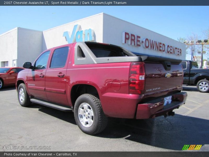 Sport Red Metallic / Dark Titanium/Light Titanium 2007 Chevrolet Avalanche LT